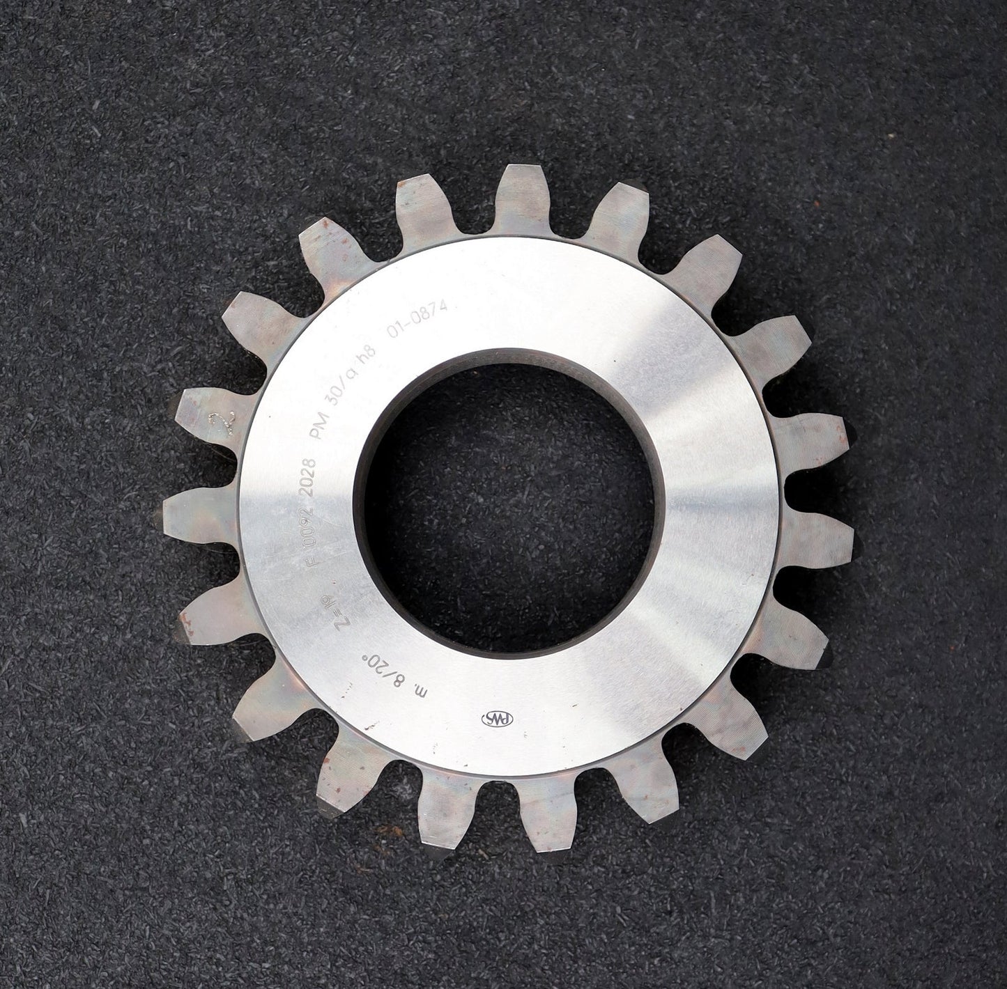 Bild des Artikels PWS-Scheibenschneidrad-gear-shaper-m=-8mm-EGW=-20°-Z=-19-Ø-175-x-32-x-Ø-2-3/4"