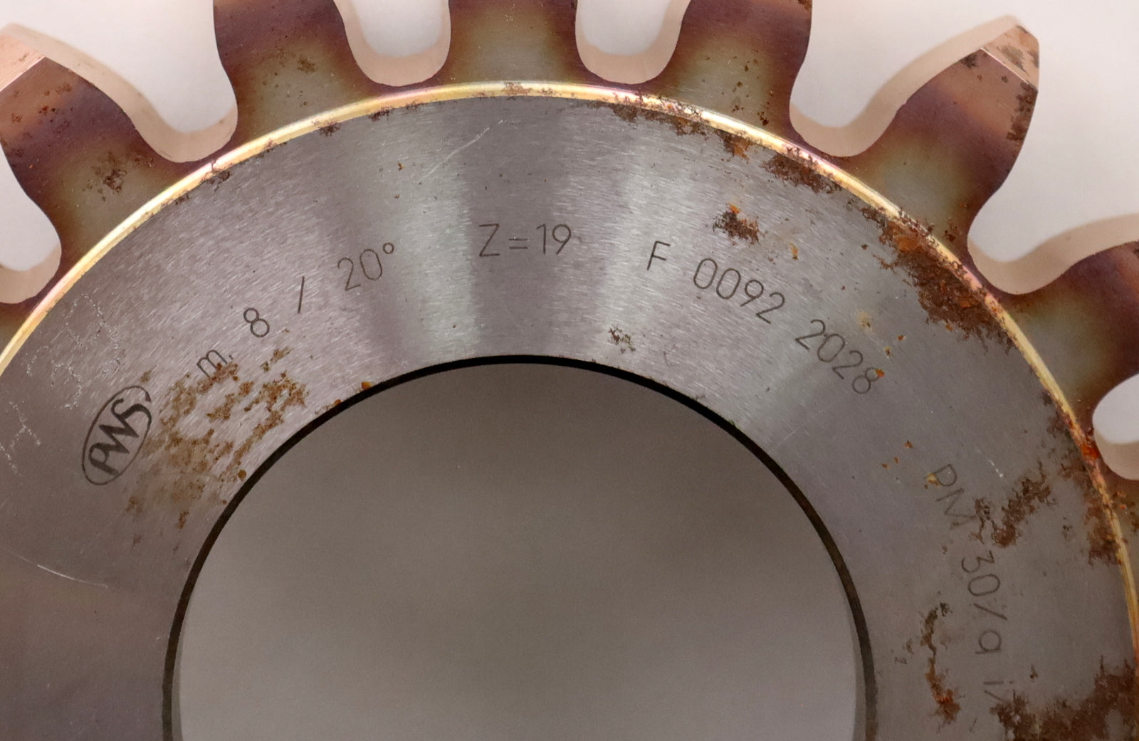 Bild des Artikels PWS-Scheibenschneidrad-gear-shaper-m=-8mm-EGW=-20°-Z=-19-Ø-175-x-28-x-Ø-2-3/4"