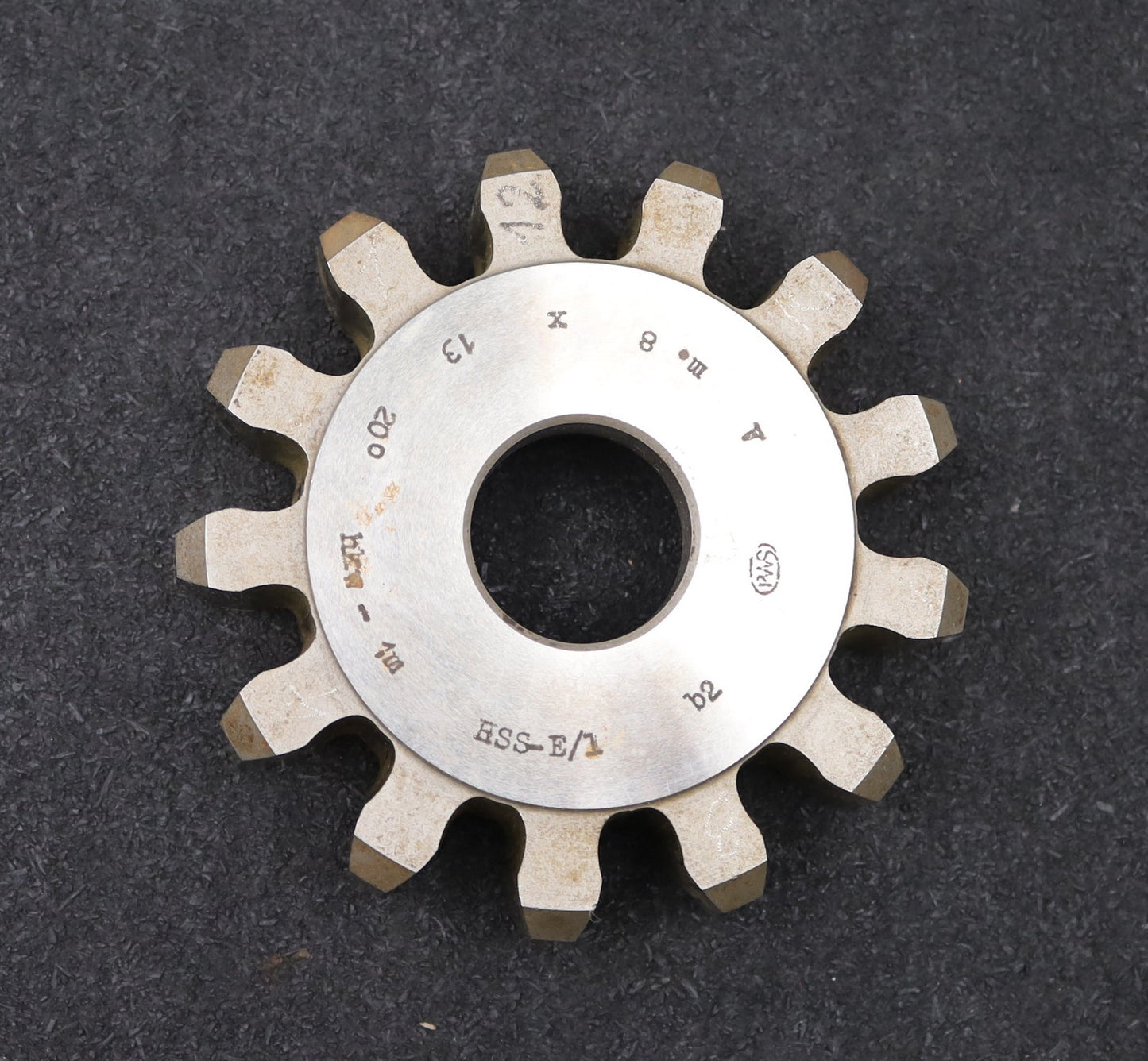 Bild des Artikels PWS-Scheibenschneidrad-gear-shaper-m=-8mm-EGW=-20°-Z=-13-hkw-=-1m-122x26xØ1-1/4"