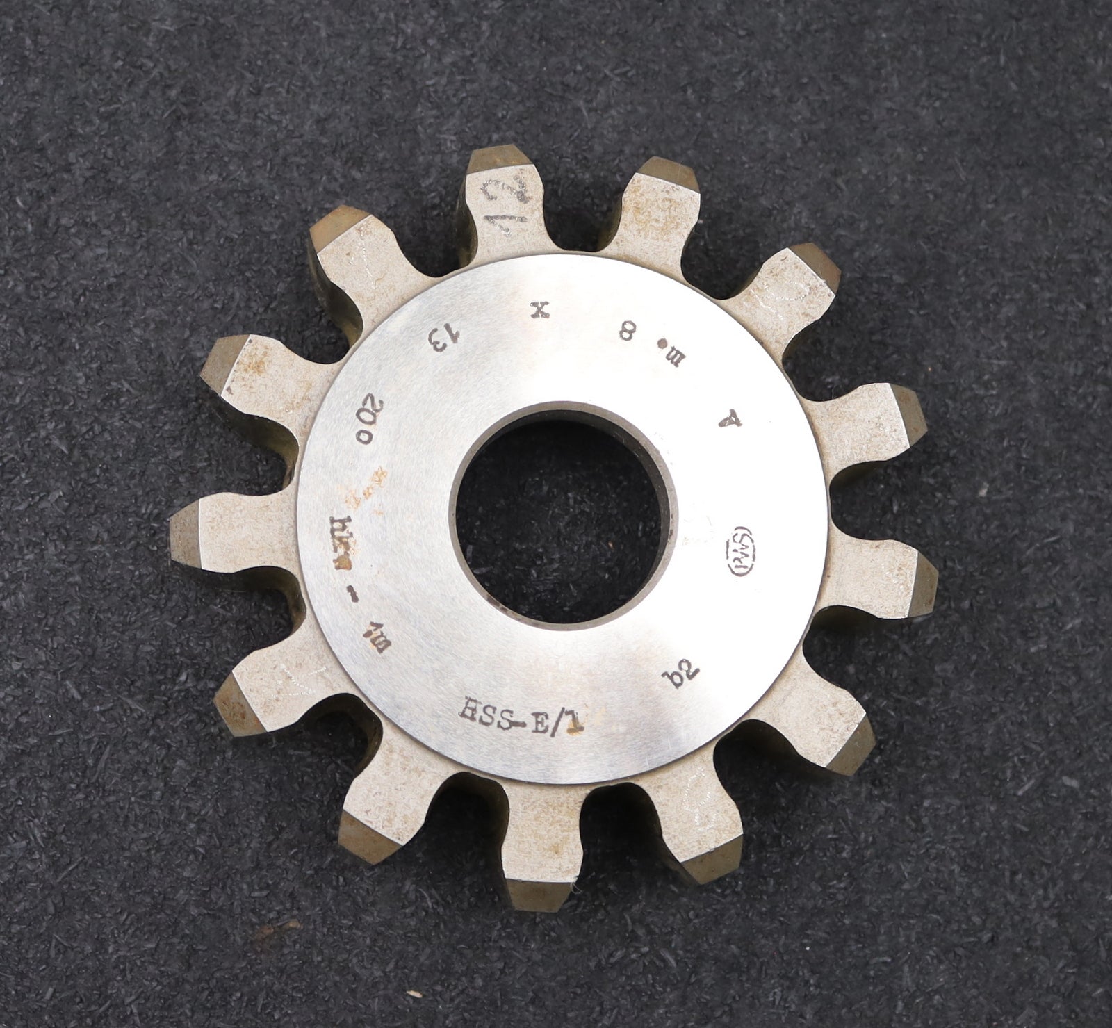 Bild des Artikels PWS-Scheibenschneidrad-gear-shaper-m=-8mm-EGW=-20°-Z=-13-hkw-=-1m-122x26xØ1-1/4"