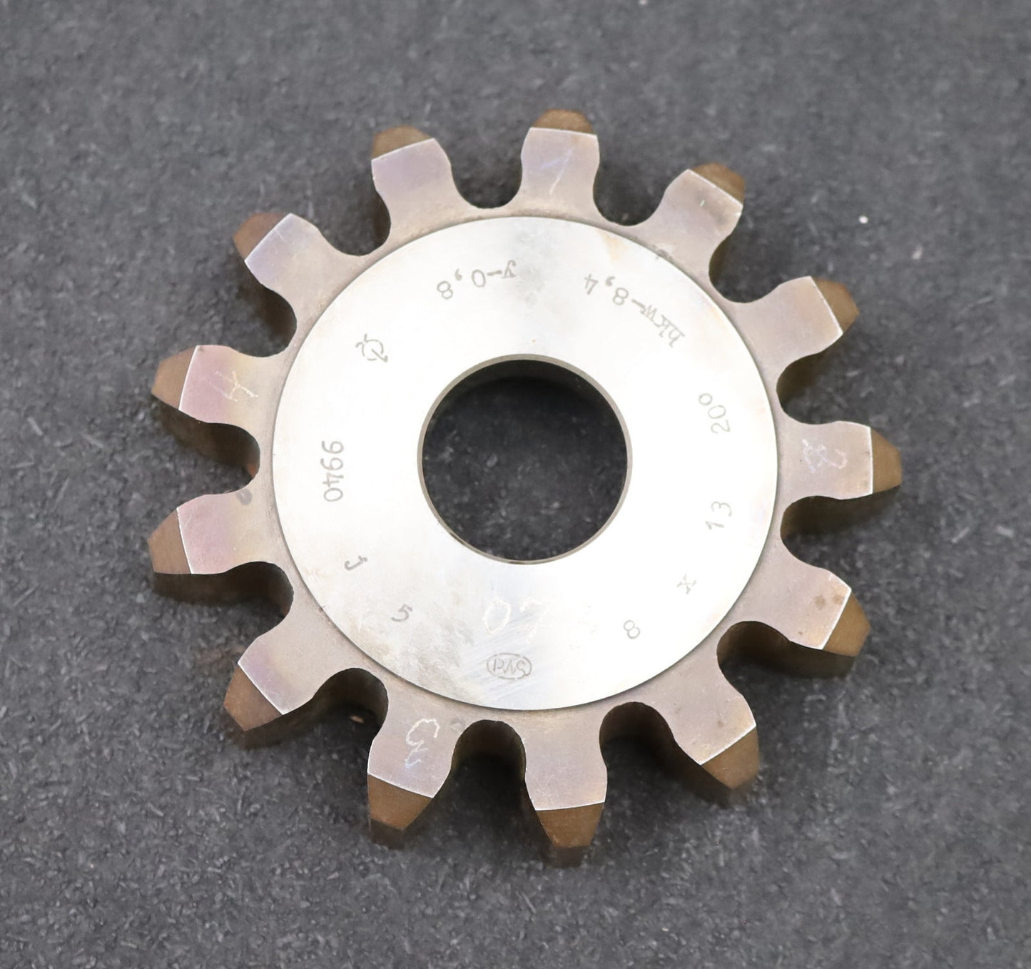 Bild des Artikels PWS-Scheibenschneidrad-m=-8mm-EGW=-20°-Z=-13-Ø-122-x-26-x-Ø-1-1/4"-gebraucht