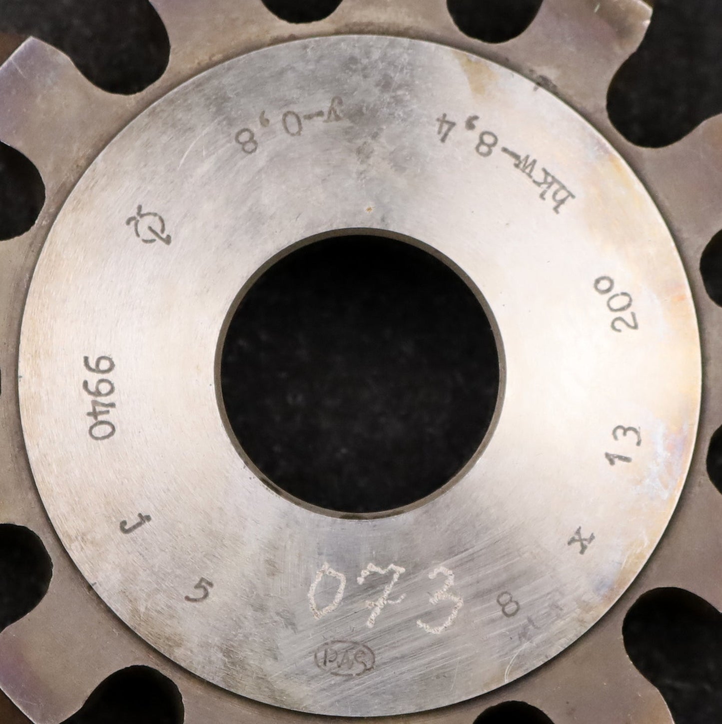 Bild des Artikels PWS-Scheibenschneidrad-m=-8mm-EGW=-20°-Z=-13-Ø-122-x-26-x-Ø-1-1/4"-gebraucht