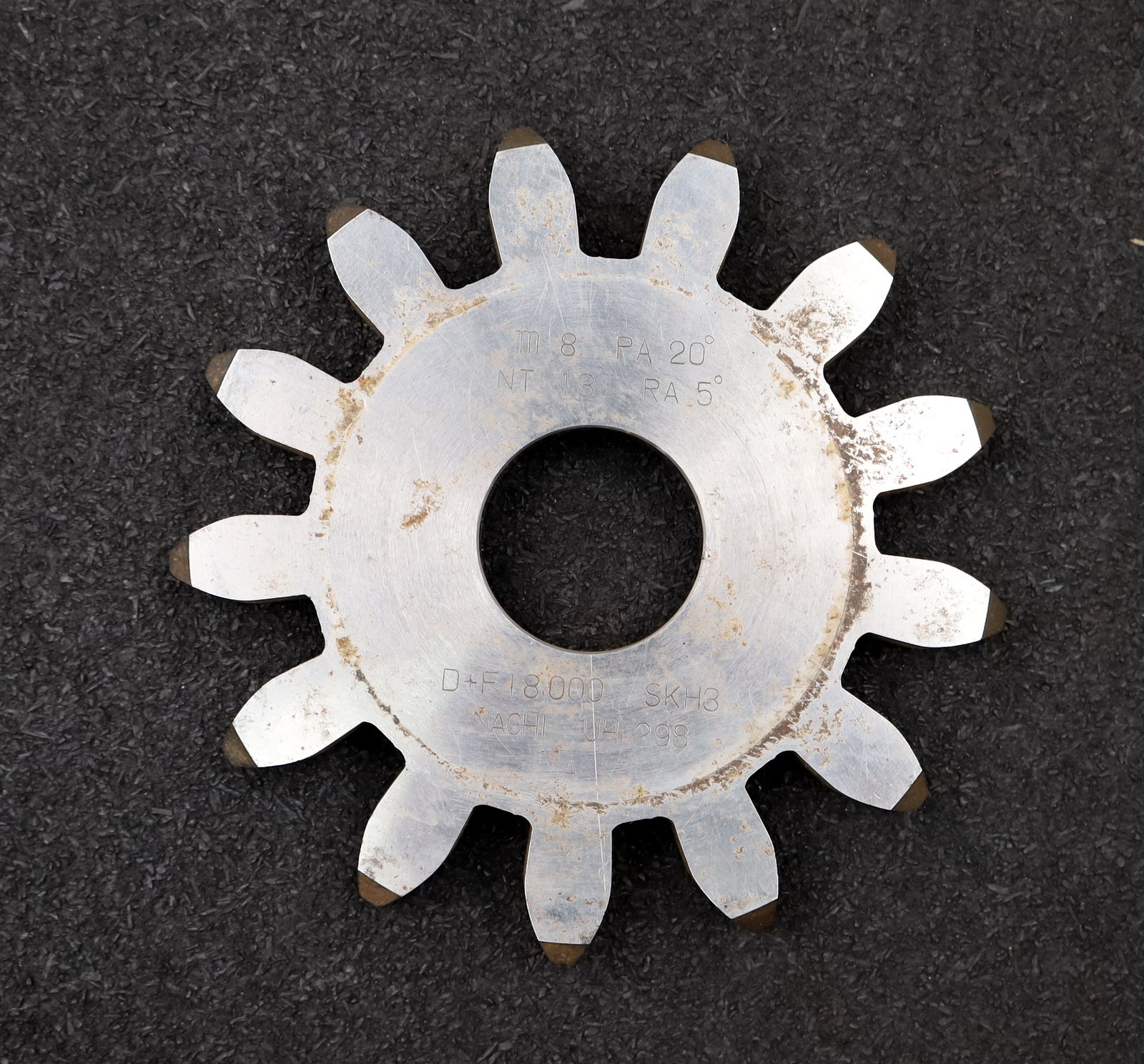 Bild des Artikels NACHI-Scheibenschneidrad-gear-shaper-m=-8mm-EGW=-20°-Z=-13-Ø-123-x-13-x-Ø-1-1/4"