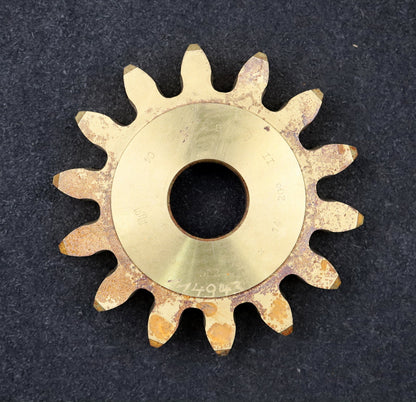 Bild des Artikels PWS-Scheibenschneidrad-gear-shaper-m=-8mm-EGW=-20°-Z=-14-BP-II-Ø-135x23xØ-1-1/4"