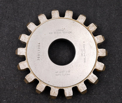 Bild des Artikels LORENZ-Scheibenschneidrad-gear-shaper-m=-8mm-EGW=-20°-Z=-18-Ø160-x-24-x-Ø-1-3/4"