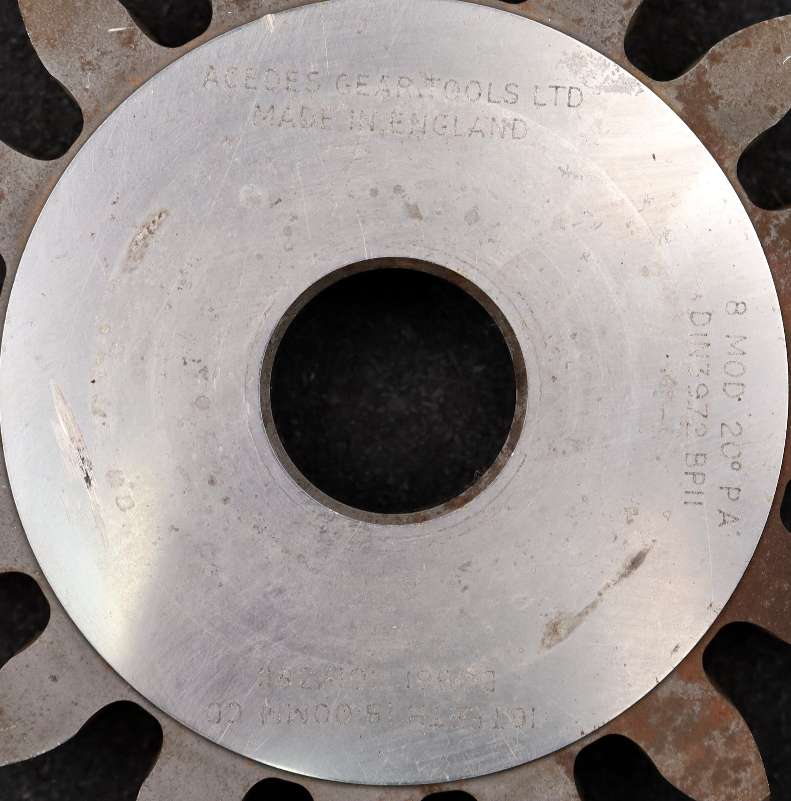 Bild des Artikels ACEDES-GEARTOOLS-Scheibenschneidrad-gear-shaper-m=-8mm-EGW=-20°-Z=-16-18.00mm