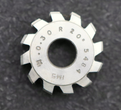 Bild des Artikels IMS-Vollstahl-Wälzfräser-m=-0,30mm-20°-EGW-DIN867-1gg.-Rechts-Ø24x8xØ8mm