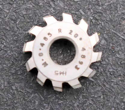 Bild des Artikels IMS-Vollstahl-Wälzfräser-m-=-0,485mm-20°-EGW-DIN867-1gg.-Rechts-Ø24x10xØ8mm