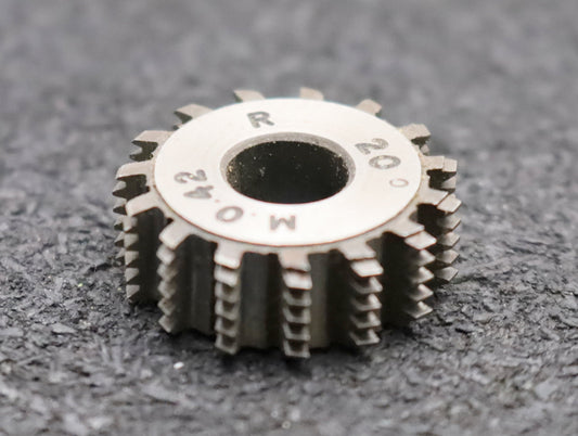 Bild des Artikels Vollstahl-Wälzfräser-m-=-0,42mm-20°-EGW-Bezugsprofil-DIN867-1gg.-rechts