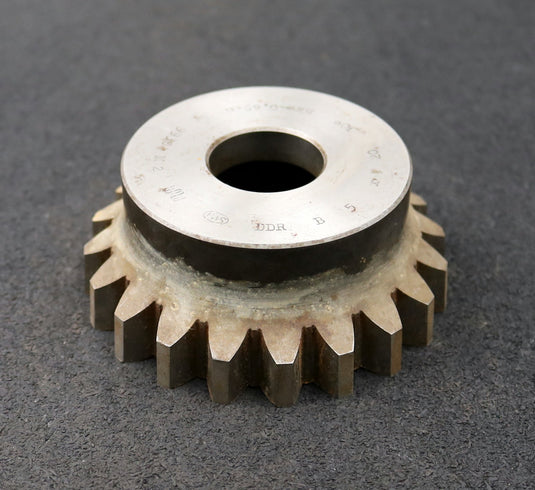 Bild des Artikels PWS-Glockenschneidrad-für-Zahnwellen-DIN5480-m=5mm-EGW-30°-Z=20-Ø107x43xØ1-1/4"