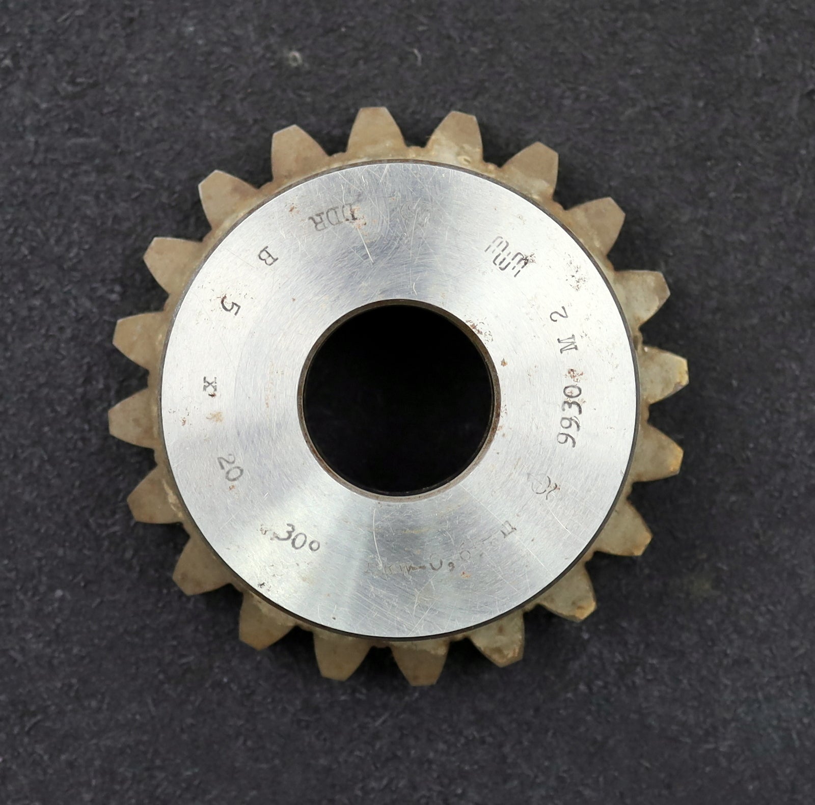 Bild des Artikels PWS-Glockenschneidrad-für-Zahnwellen-DIN5480-m=5mm-EGW-30°-Z=20-Ø107x43xØ1-1/4"