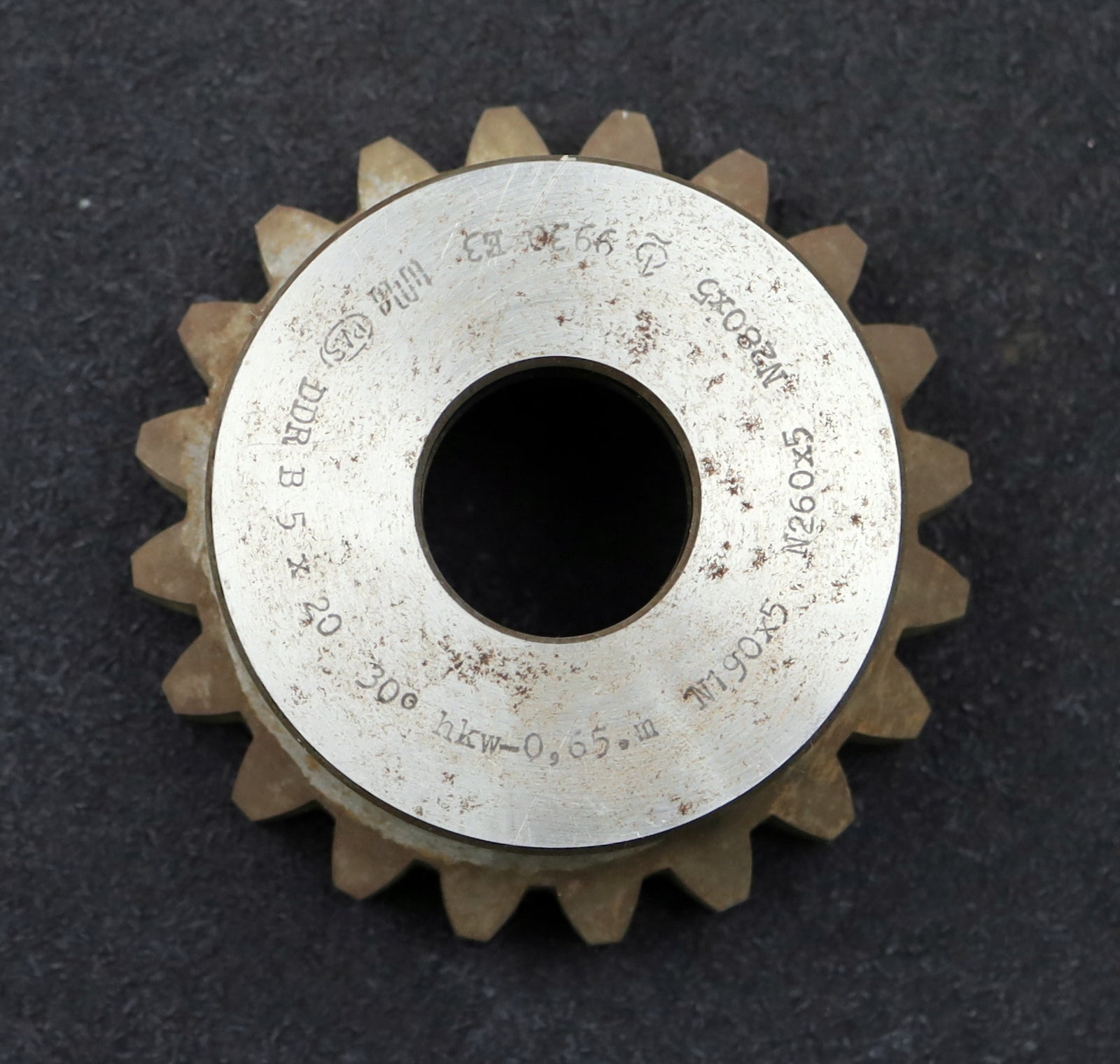 Bild des Artikels PWS-Glockenschneidrad-für-Zahnwellen-DIN5480-m=5mm-EGW-30°-Z=20-Restbreite-12mm