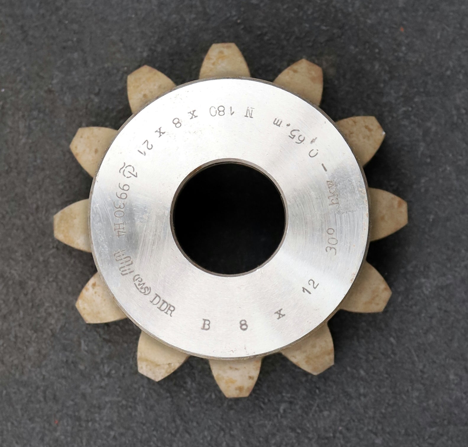 Bild des Artikels PWS-Glockenschneidrad-für-Zahnwellen-DIN5480-m=8mm-EGW-30°-Z=12-Qualität-B