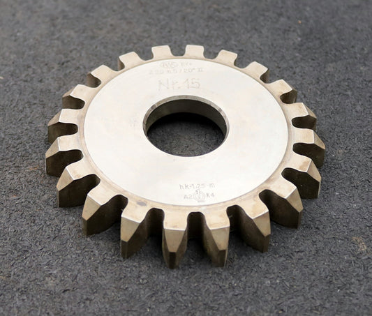 Bild des Artikels PWS-Scheibenschneidrad-m=5mm-EGW-20°-Z=20-hk-1,25m-BP-II-Ø112x16xØ1-1/4"