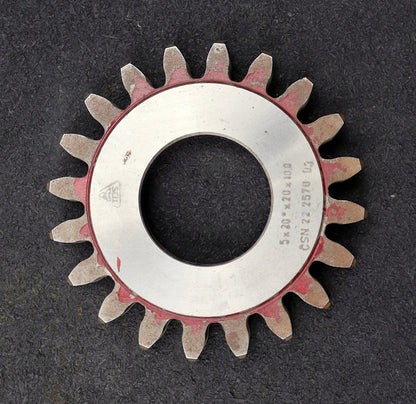 Bild des Artikels TOS-Scheibenschneidrad-m=5mm-EGW-20°-Z=20-Ø113x15xØ1-3/4"-mit-Beschichtung