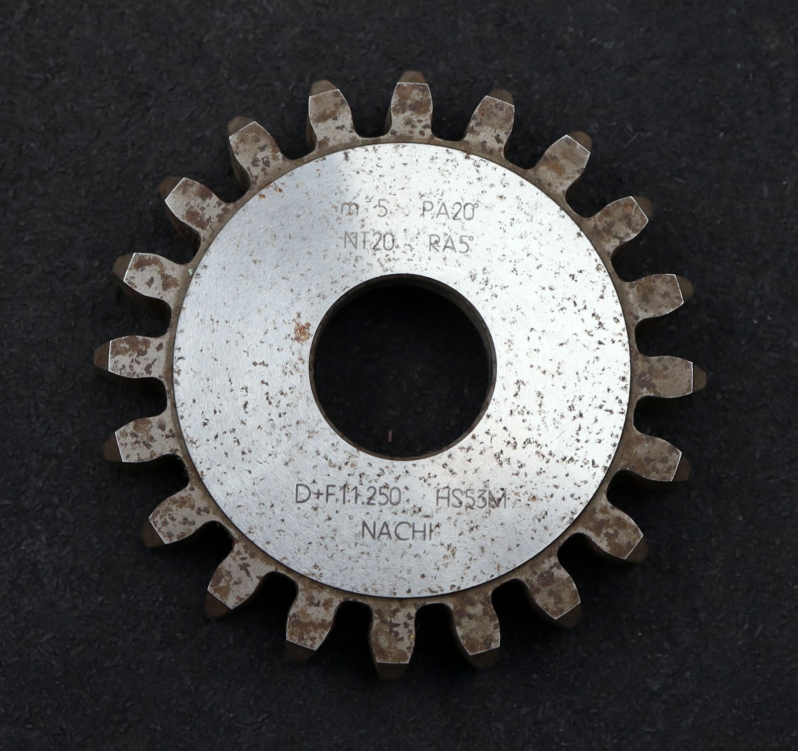 Bild des Artikels NACI-Scheibenschneidrad-m=5mm-EGW-20°-Z=20-RA5°-Ø113x22xØ1-3/4"-HS53M