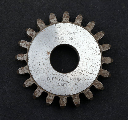 Bild des Artikels NACI-Scheibenschneidrad-m=5mm-EGW-20°-Z=20-RA5°-Ø113x22xØ1-3/4"-HS53M