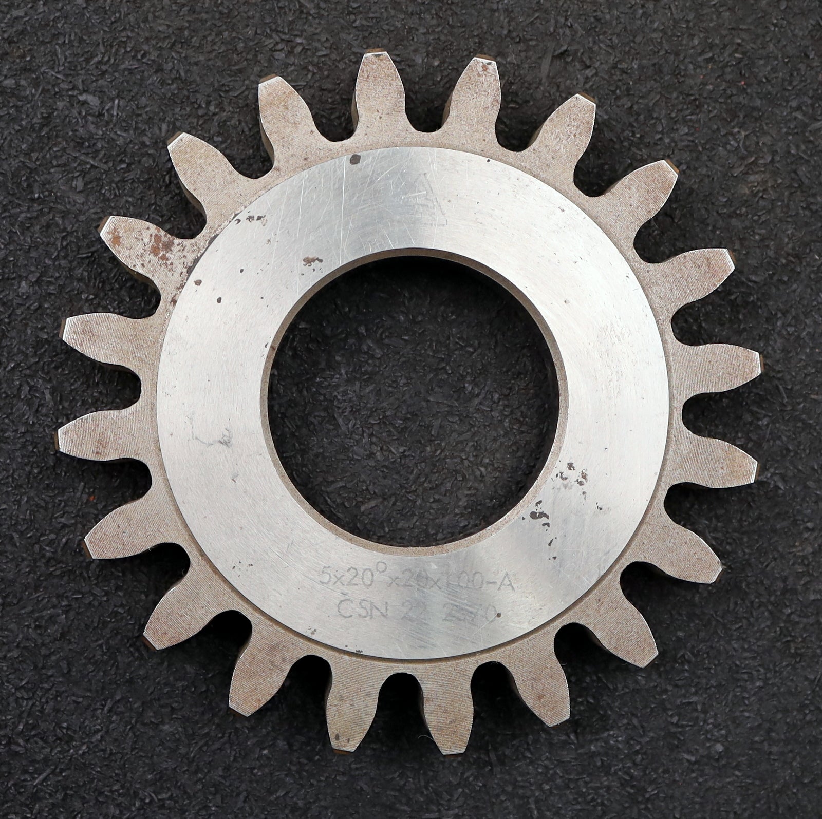 Bild des Artikels TOS-Scheibenschneidrad-m=5mm-EGW-20°-Z=20-Ø112x15xØ1-3/4"-Qualität-A-HSS30