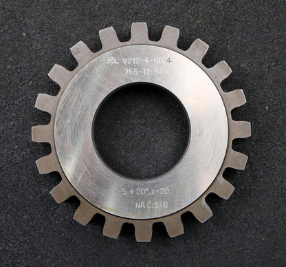Bild des Artikels NACISTO-Scheibenschneidrad-m=5mm-EGW-20°-Z=20-Ø105x19xØ1-3/4"-gebraucht