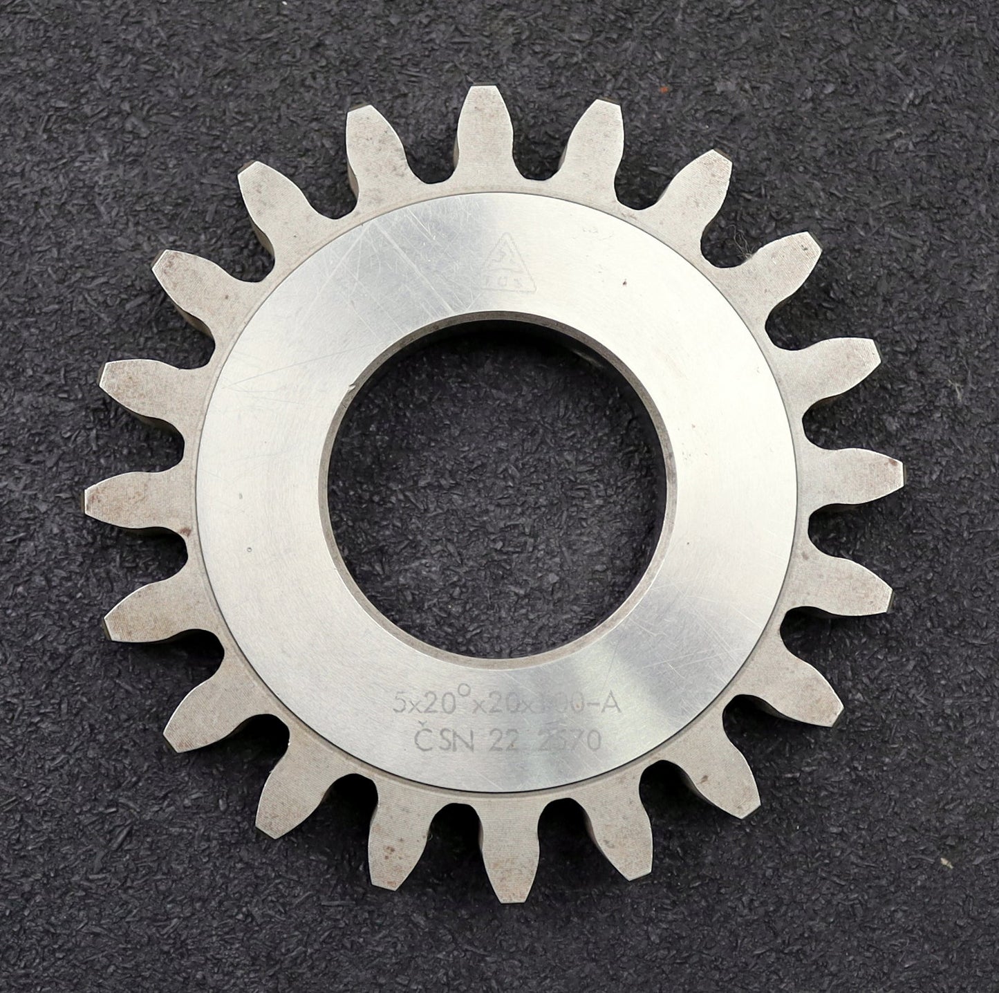 Bild des Artikels TOS-Scheibenschneidrad-m=5mm-EGW-20°-Z=20-Ø112x14xØ1-3/4"-Qualität-A-gebraucht