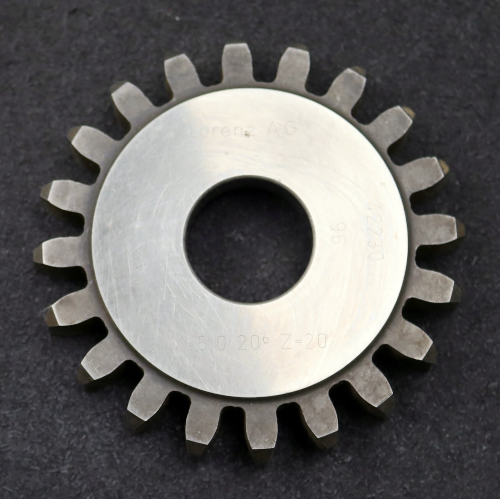 Bild des Artikels LORENZ-Scheibenschneidrad-Vorschneider-m=5mm-EGW-20°-Z=20-Kh-1,25xm-gebraucht