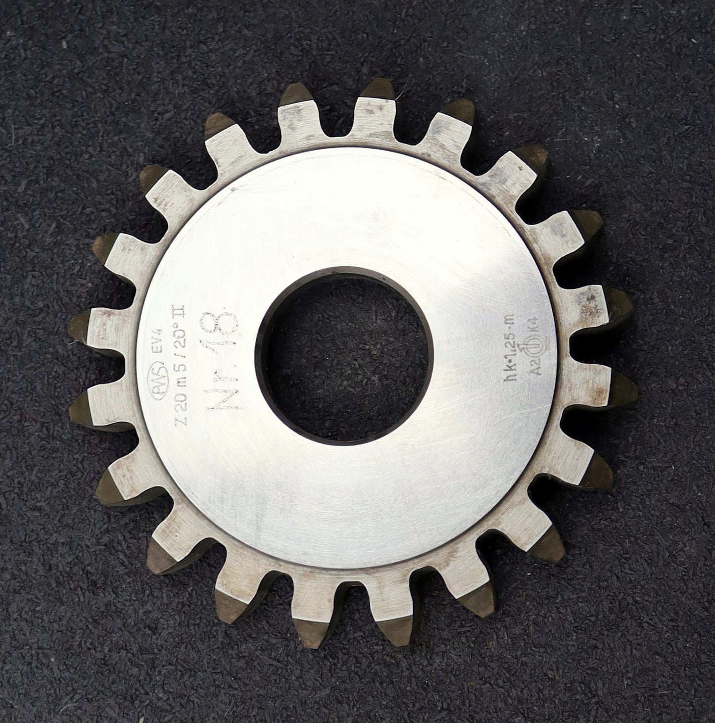Bild des Artikels PWS-Scheibenschneidrad-m=5mm-EGW-20°-Z=20-hk-1,25m-BP-II-Restbreite-8mm