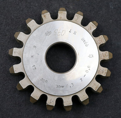 Bild des Artikels PWS-Scheibenschneidrad-m=6mm-EGW-20°-Z=17-hkw-6,3-Ø115x22xØ1-1/4"-gebraucht