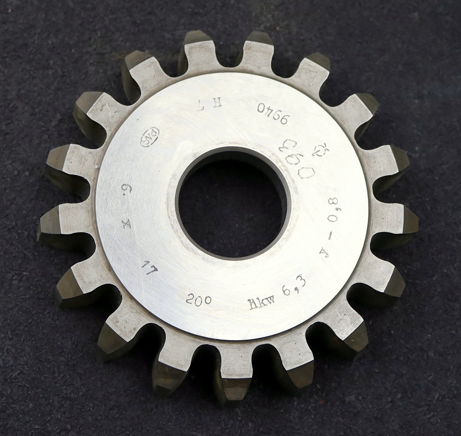 Bild des Artikels PWS-Scheibenschneidrad-m=6mm-EGW-20°-Z=17-hkw-6,3-Ø115x23xØ1-1/4"-gebraucht