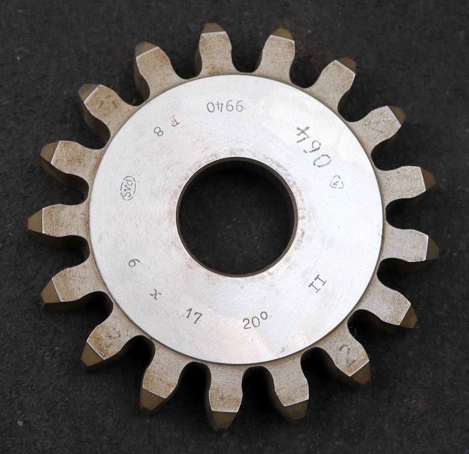 Bild des Artikels PWS-Scheibenschneidrad-m=6mm-EGW-20°-Z=17-BP-II-Ø117x20xØ1-1/4"-gebraucht