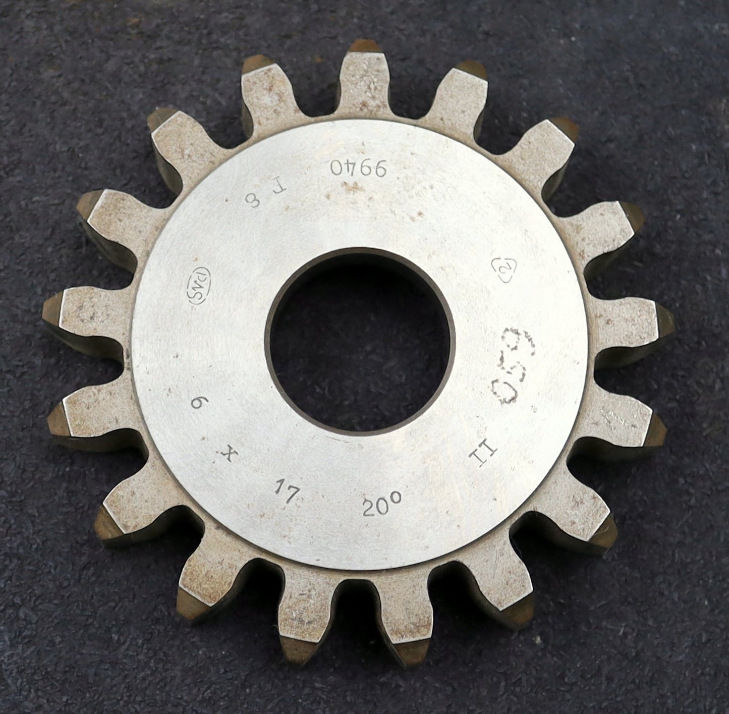 Bild des Artikels PWS-Scheibenschneidrad-m=6mm-EGW-20°-Z=17-BP-II-Ø118x22xØ1-1/4"-Restbreite-16mm