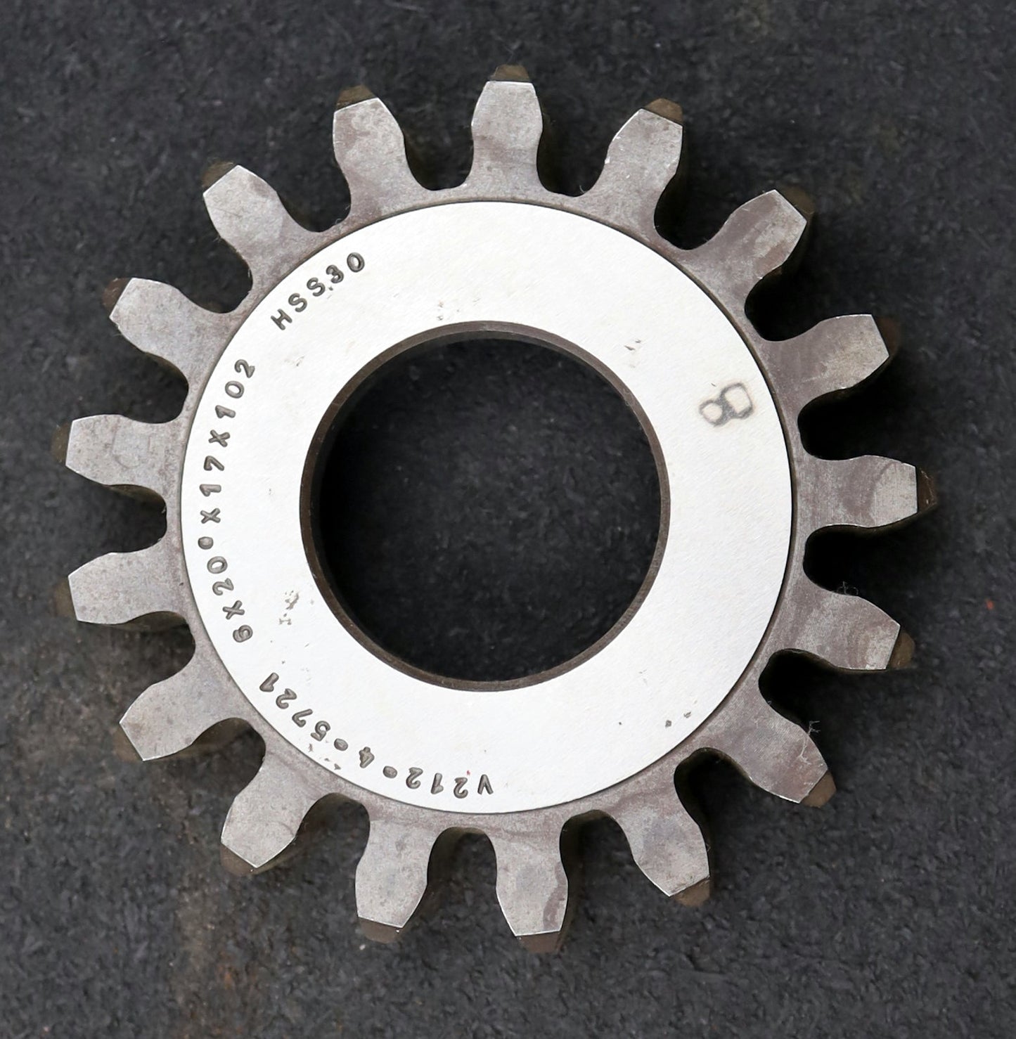 Bild des Artikels Scheibenschneidrad-m=6mm-EGW-20°-Z=17-Ø118x26xØ1-3/4"-Material-HSS30-gebraucht