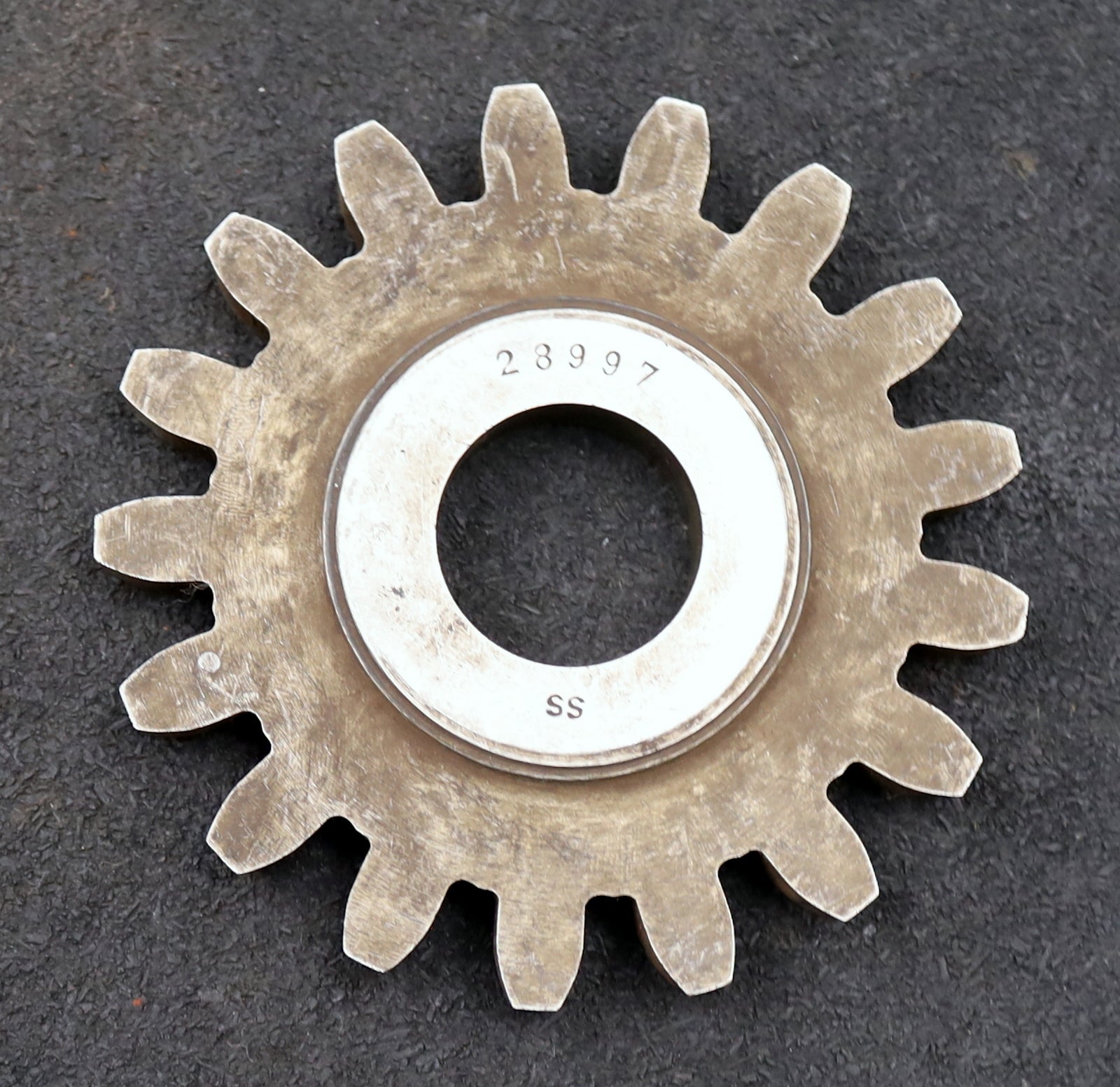 Bild des Artikels Scheibenschneidrad-m=6mm-EGW-20°-Z=17-Ø111x13xØ1-1/4"-Zahnkopfhöhe-7,5