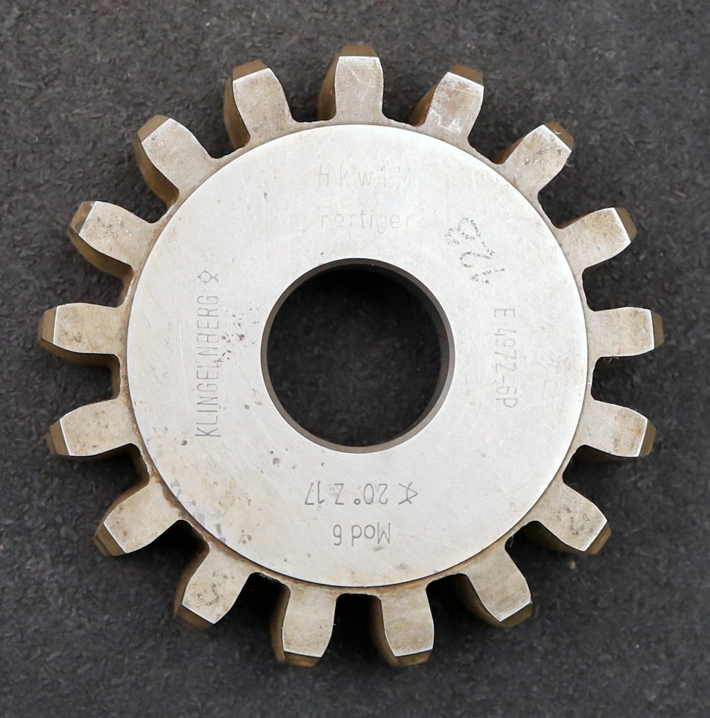 Bild des Artikels KLINGELNBERG-Scheibenschneidrad-m=6mm-EGW-20°-Z=17-Hkw1M-Ø114x26xØ1-1/4"