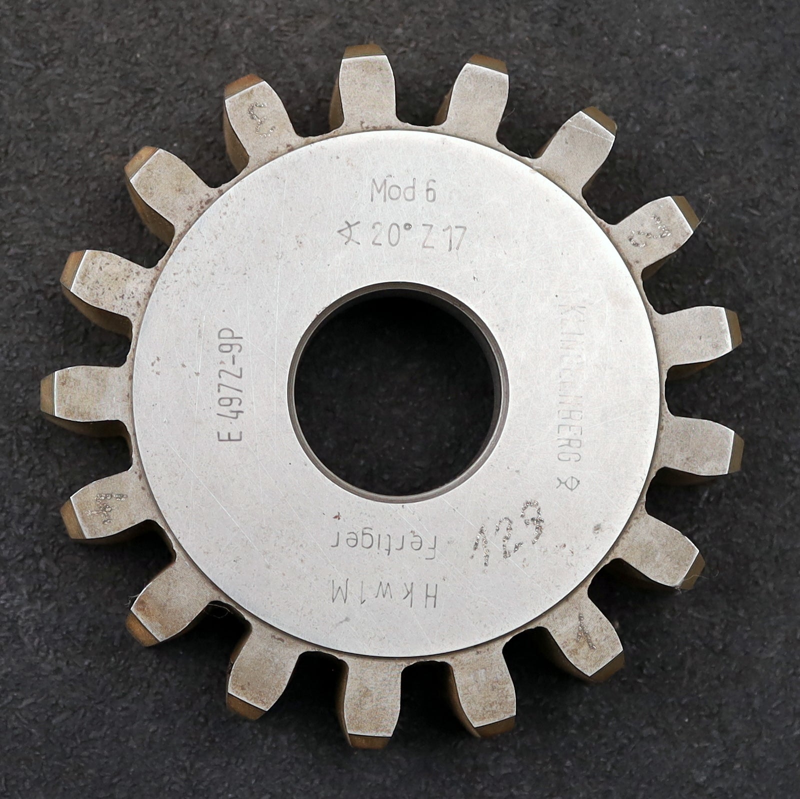 Bild des Artikels KLINGELNBERG-Scheibenschneidrad-m=6mm-EGW-20°-Z=17-Hkw1M-Ø114x27xØ1-1/4"