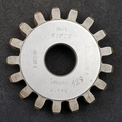 Bild des Artikels KLINGELNBERG-Scheibenschneidrad-m=6mm-EGW-20°-Z=17-Hkw1M-Ø114x27xØ1-1/4"
