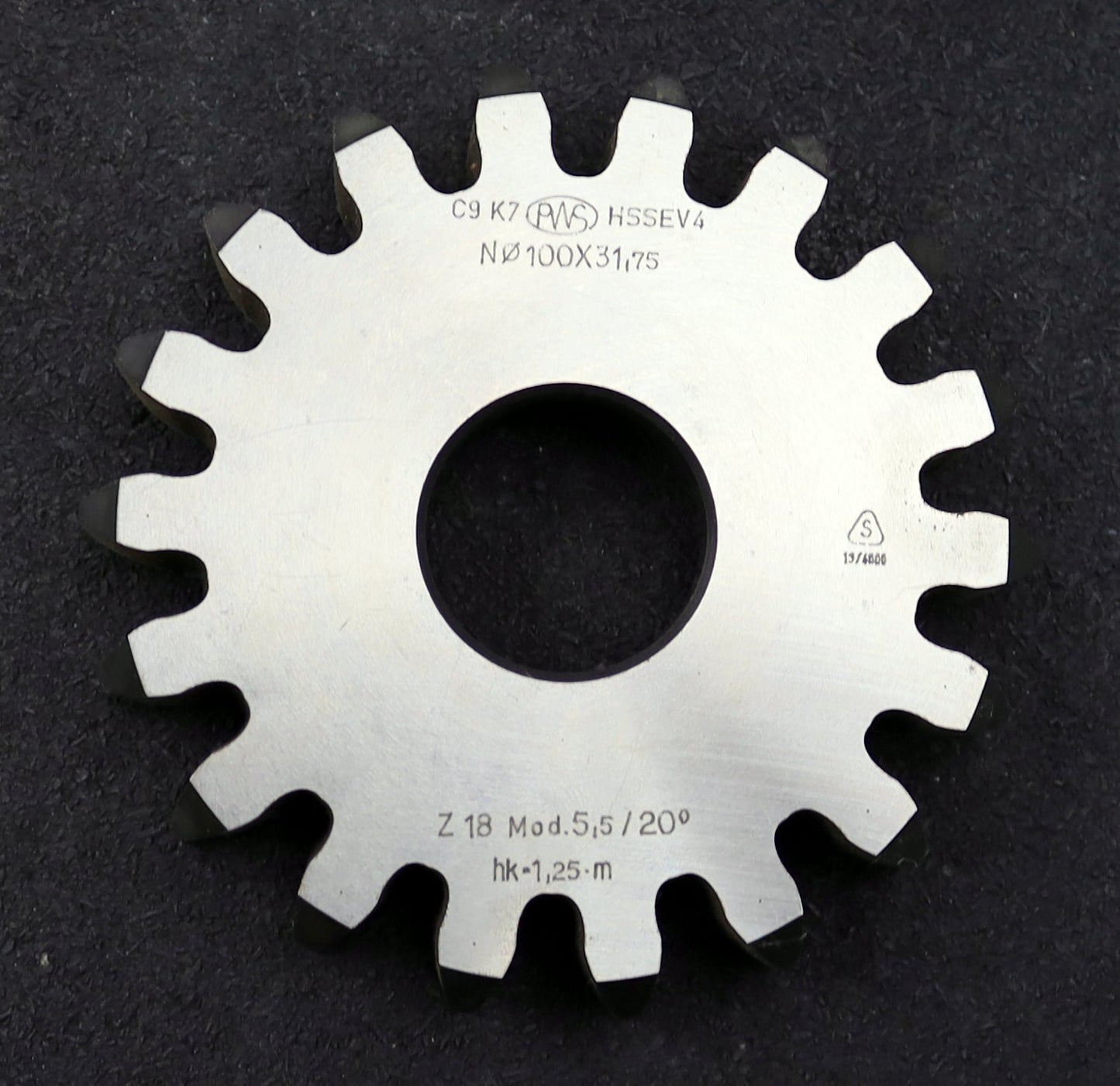 Bild des Artikels PWS-Scheibenschneidrad-m=5,5mm-EGW-20°-Z=18-hk=1,25m-Ø114x23xØ1-1/4"