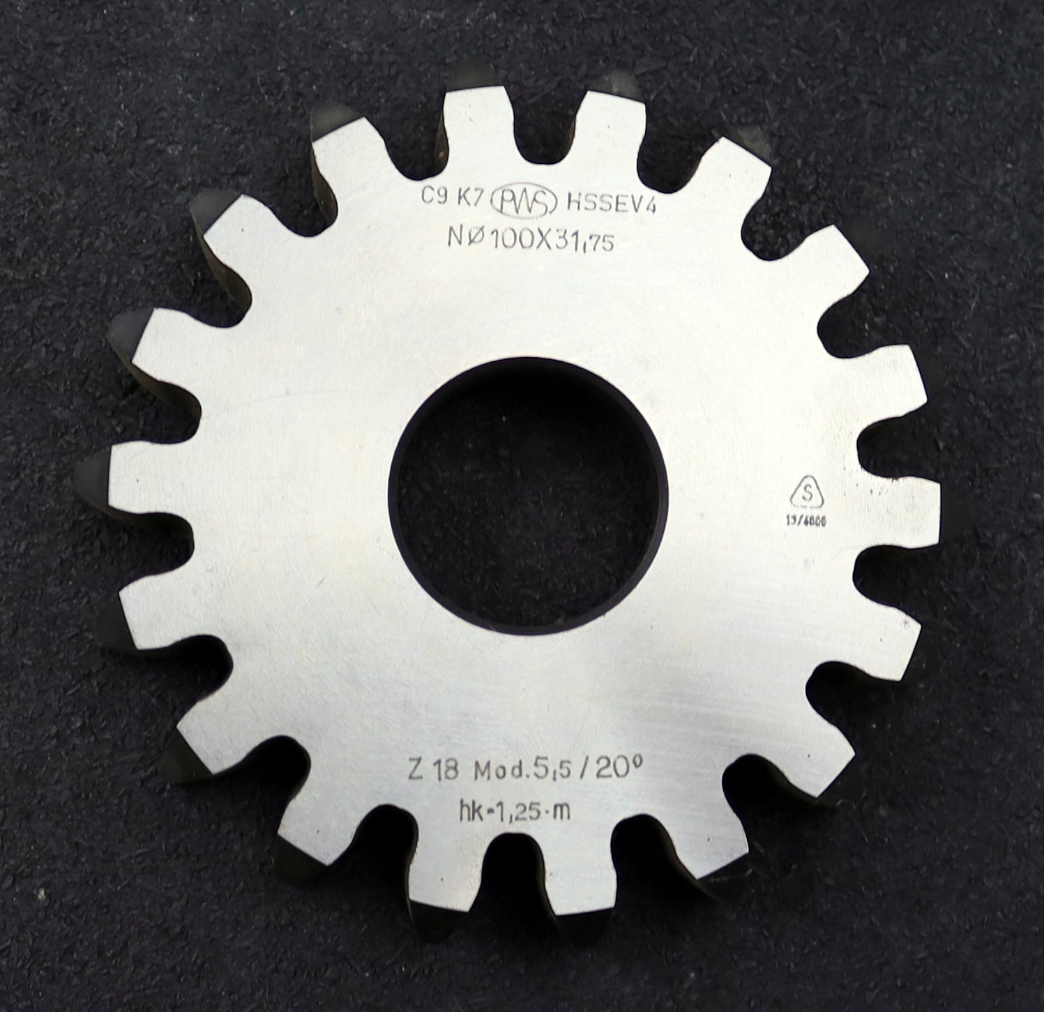Bild des Artikels PWS-Scheibenschneidrad-m=5,5mm-EGW-20°-Z=18-hk=1,25m-Ø114x23xØ1-1/4"