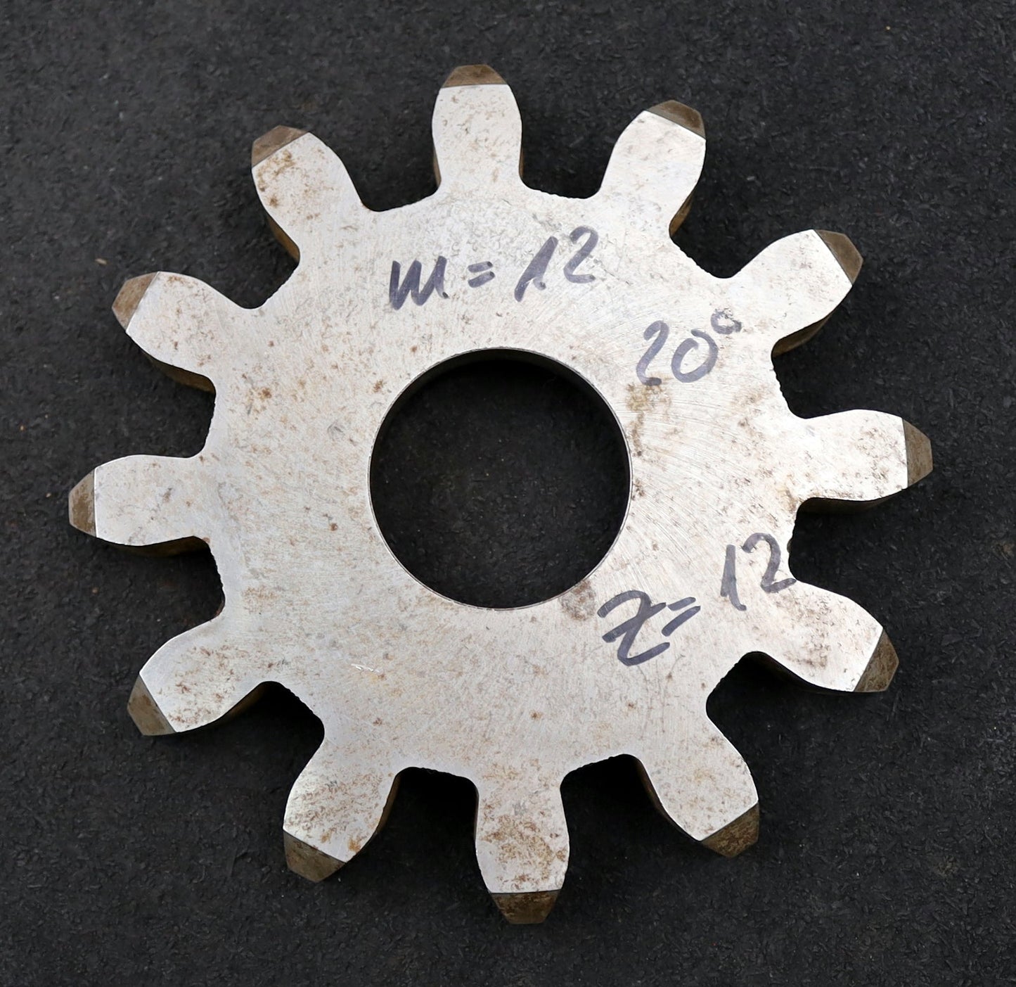 Bild des Artikels Scheibenschneidrad-m=12mm-EGW-20°-Z=12-Ø174x24xØ1-3/4"-gebraucht