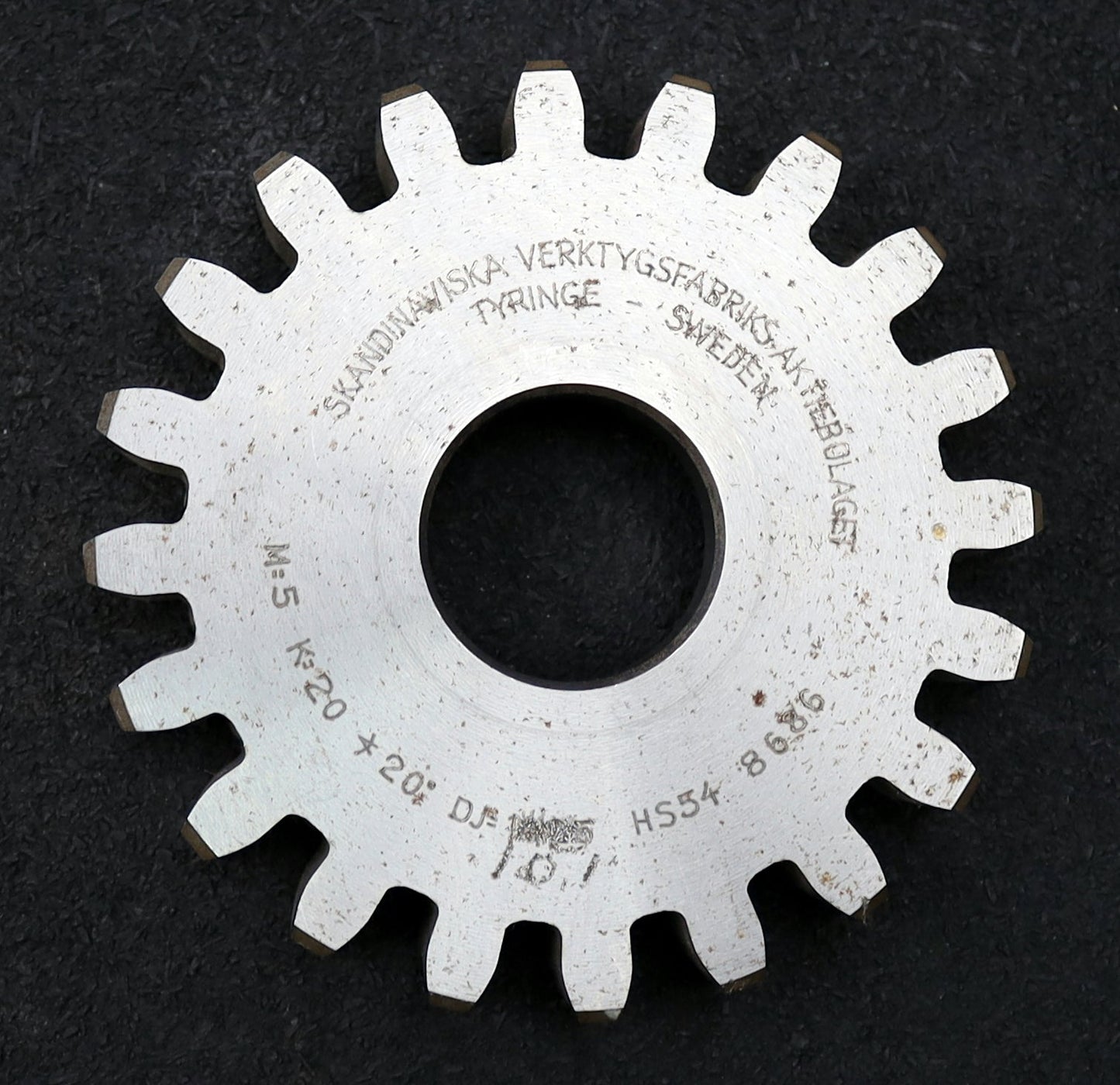Bild des Artikels SVA-TYRINGE-SWEDEN-Scheibenschneidrad-m=5mm-EGW-20°-Z=20-Ø110x18xØ1-1/4"