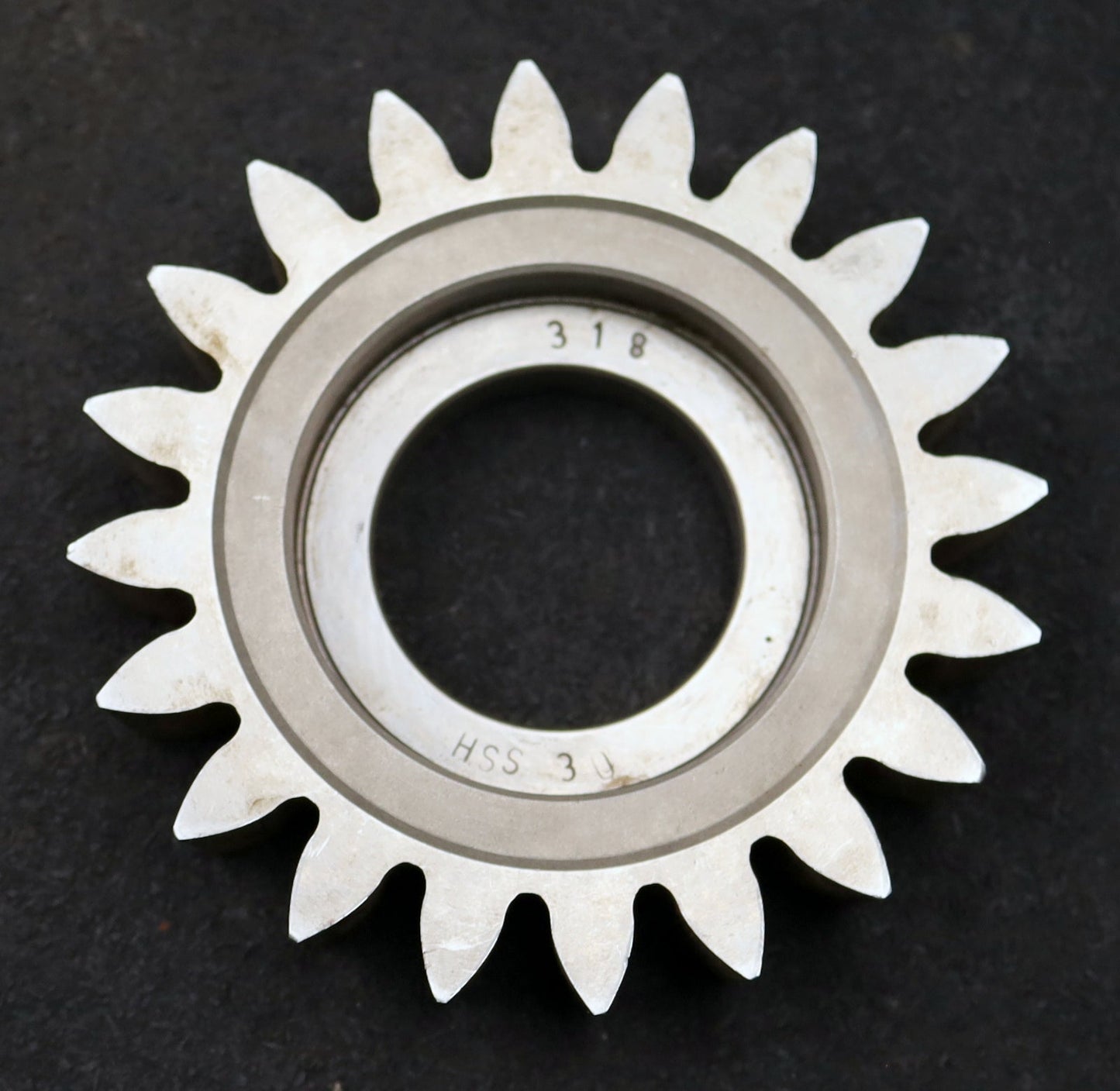 Bild des Artikels Scheibenschneidrad-m=5mm-EGW-20°-Z=20-Ø115x24xØ1-3/4"-gebraucht