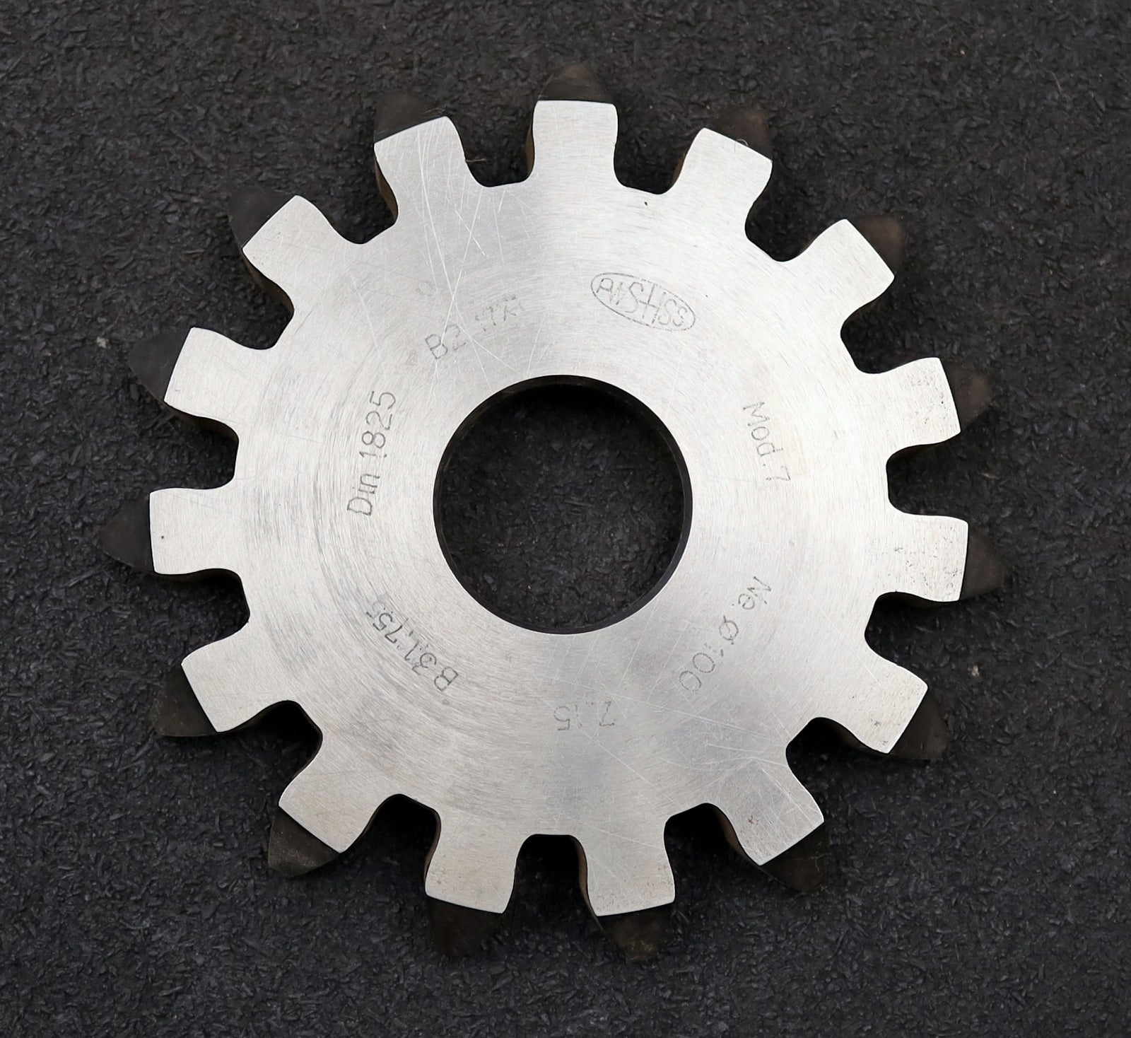 Bild des Artikels PWS-Scheibenschneidrad-m=7mm-EGW-20°-Z=15-Ø121x13xØ1-1/4"-gebraucht