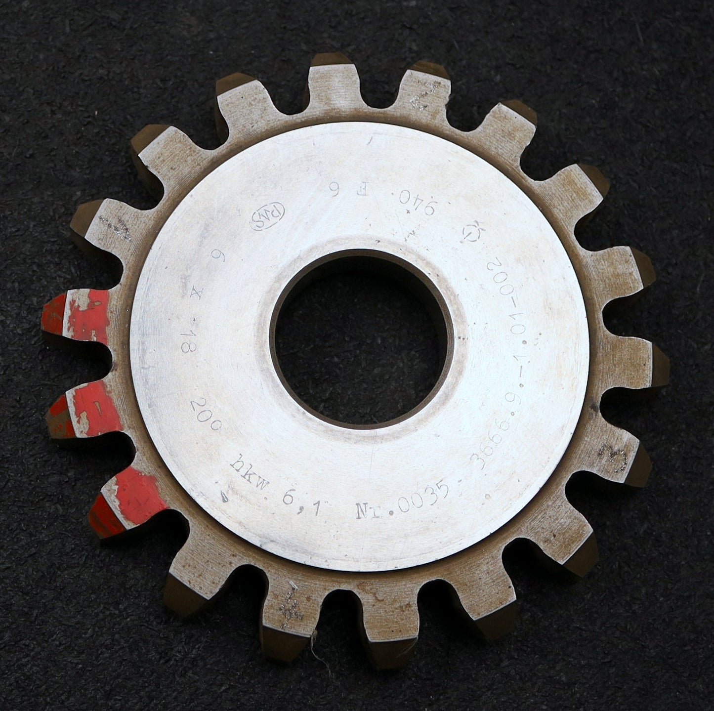 Bild des Artikels PWS-Scheibenschneidrad-m=6mm-EGW-20°-Z=18-hkw-6,1-Ø121x15xØ1-1/4"