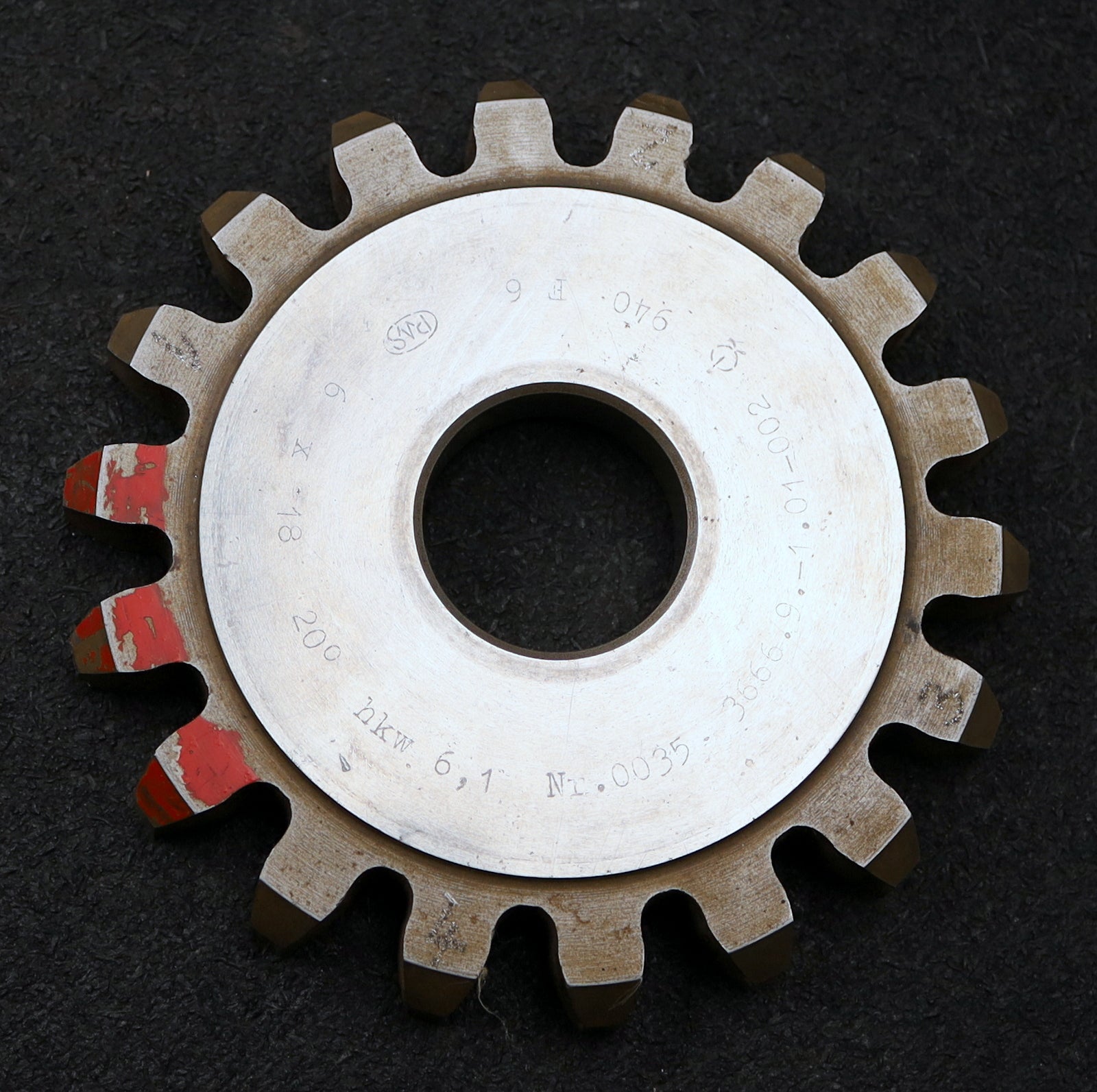 Bild des Artikels PWS-Scheibenschneidrad-m=6mm-EGW-20°-Z=18-hkw-6,1-Ø121x15xØ1-1/4"