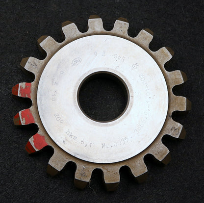 Bild des Artikels PWS-Scheibenschneidrad-m=6mm-EGW-20°-Z=18-hkw-6,1-Ø121x15xØ1-1/4"