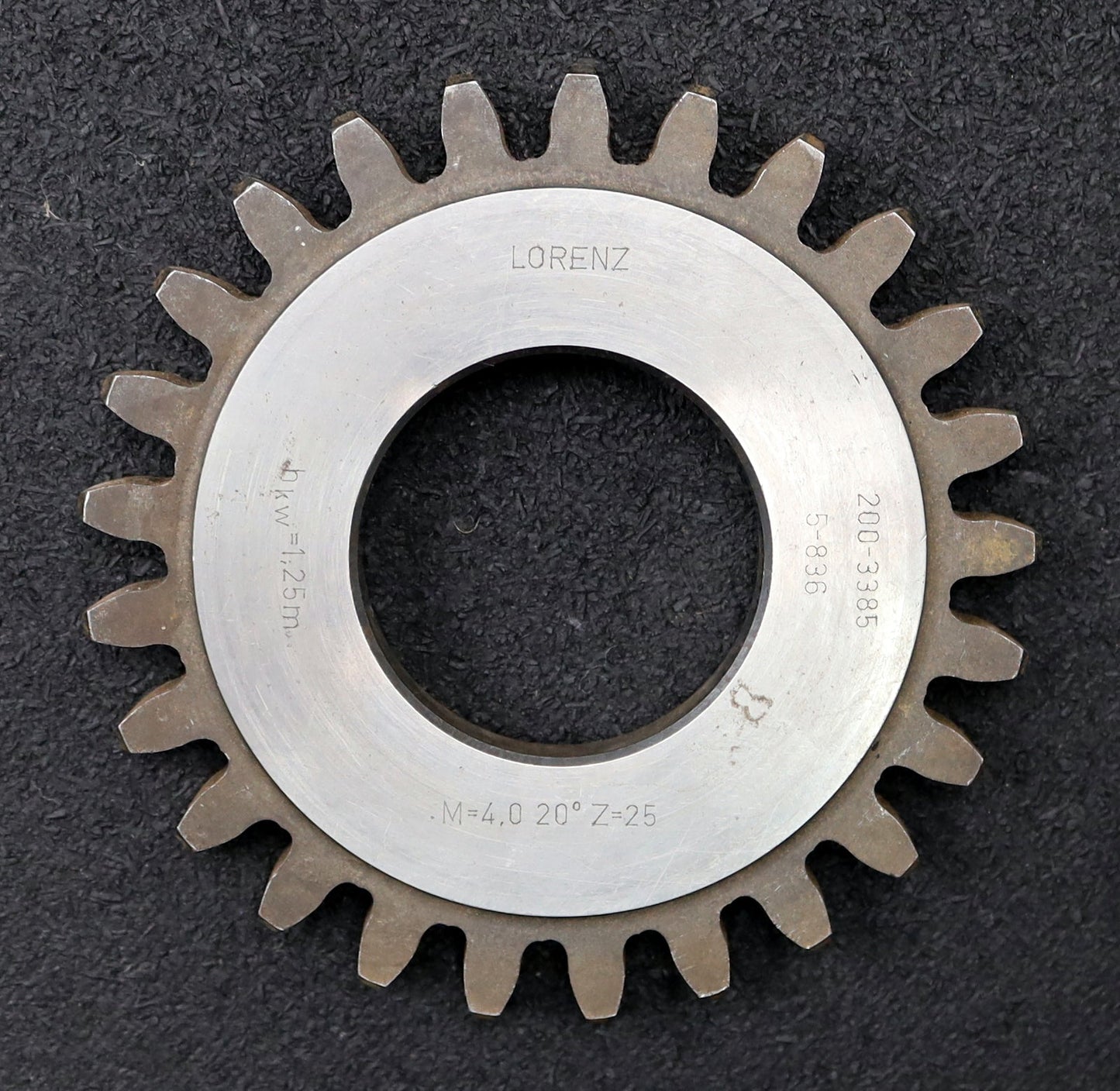 Bild des Artikels LORENZ-Scheibenschneidrad-m=4mm-EGW-20°-Z=25-hkw=1,25m-Ø108x10xØ1-3/4"