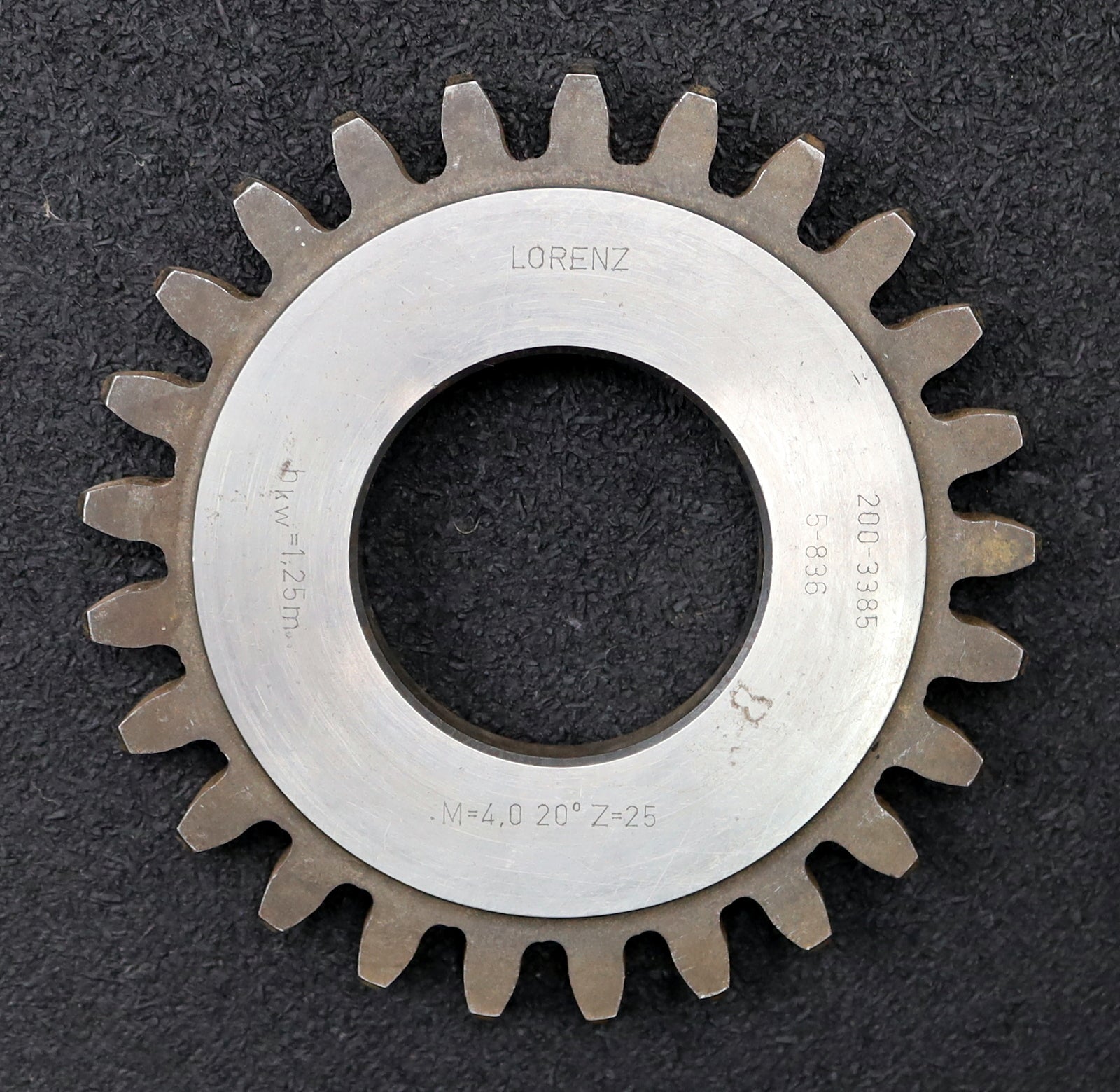 Bild des Artikels LORENZ-Scheibenschneidrad-m=4mm-EGW-20°-Z=25-hkw=1,25m-Ø108x10xØ1-3/4"