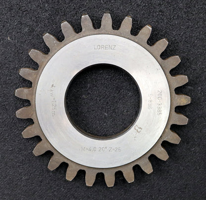 Bild des Artikels LORENZ-Scheibenschneidrad-m=4mm-EGW-20°-Z=25-hkw=1,25m-Ø108x10xØ1-3/4"