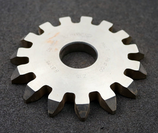 Bild des Artikels PWS-Scheibenschneidrad-m=7mm-EGW-20°-Z=15-BP-II-B31,75-Ø122x12xØ1-1/4"