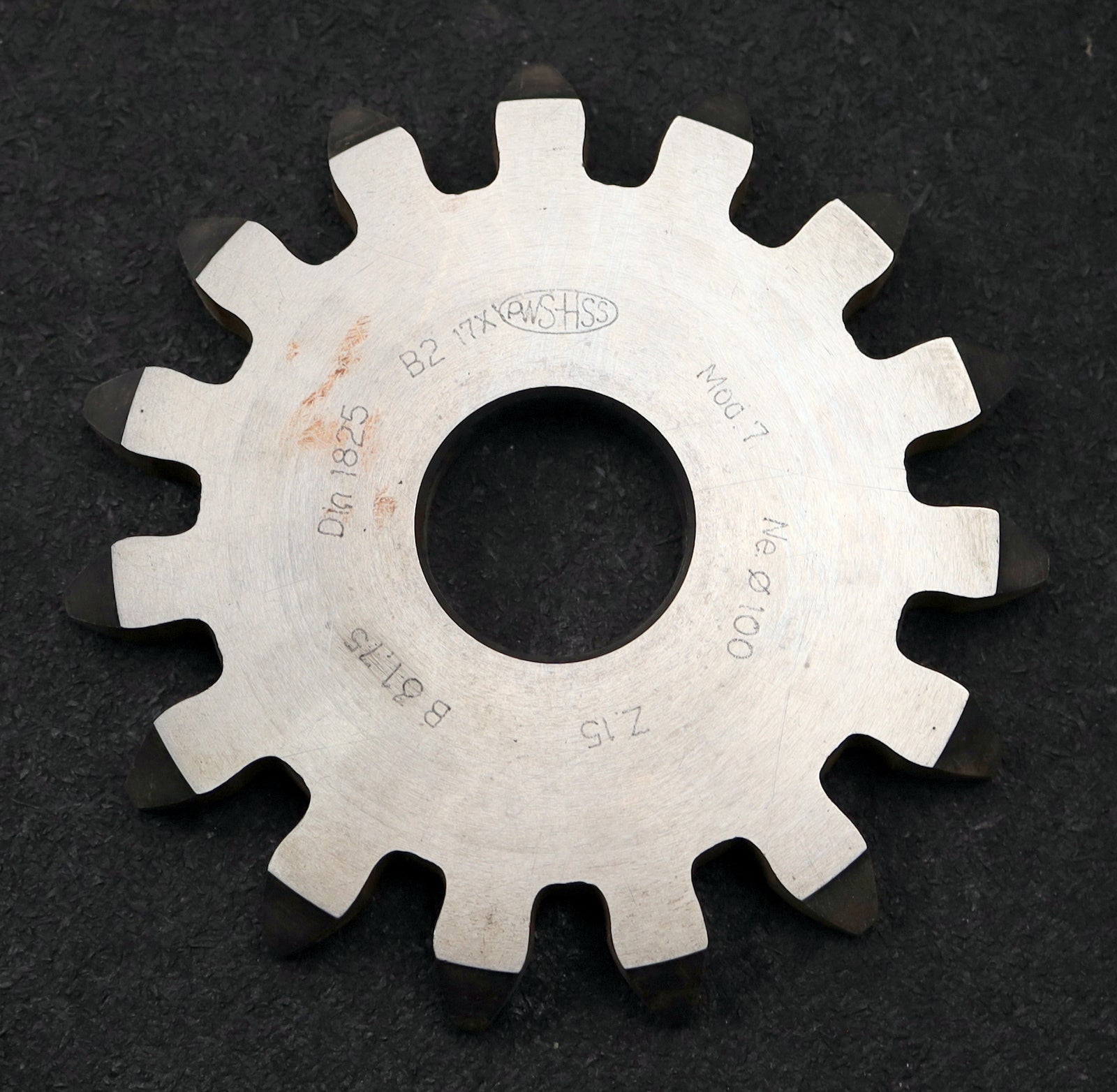 Bild des Artikels PWS-Scheibenschneidrad-m=7mm-EGW-20°-Z=15-BP-II-B31,75-Ø122x12xØ1-1/4"