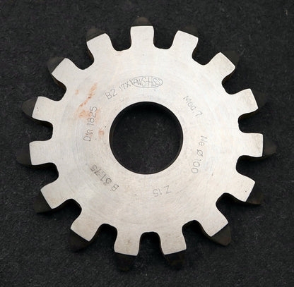 Bild des Artikels PWS-Scheibenschneidrad-m=7mm-EGW-20°-Z=15-BP-II-B31,75-Ø122x12xØ1-1/4"